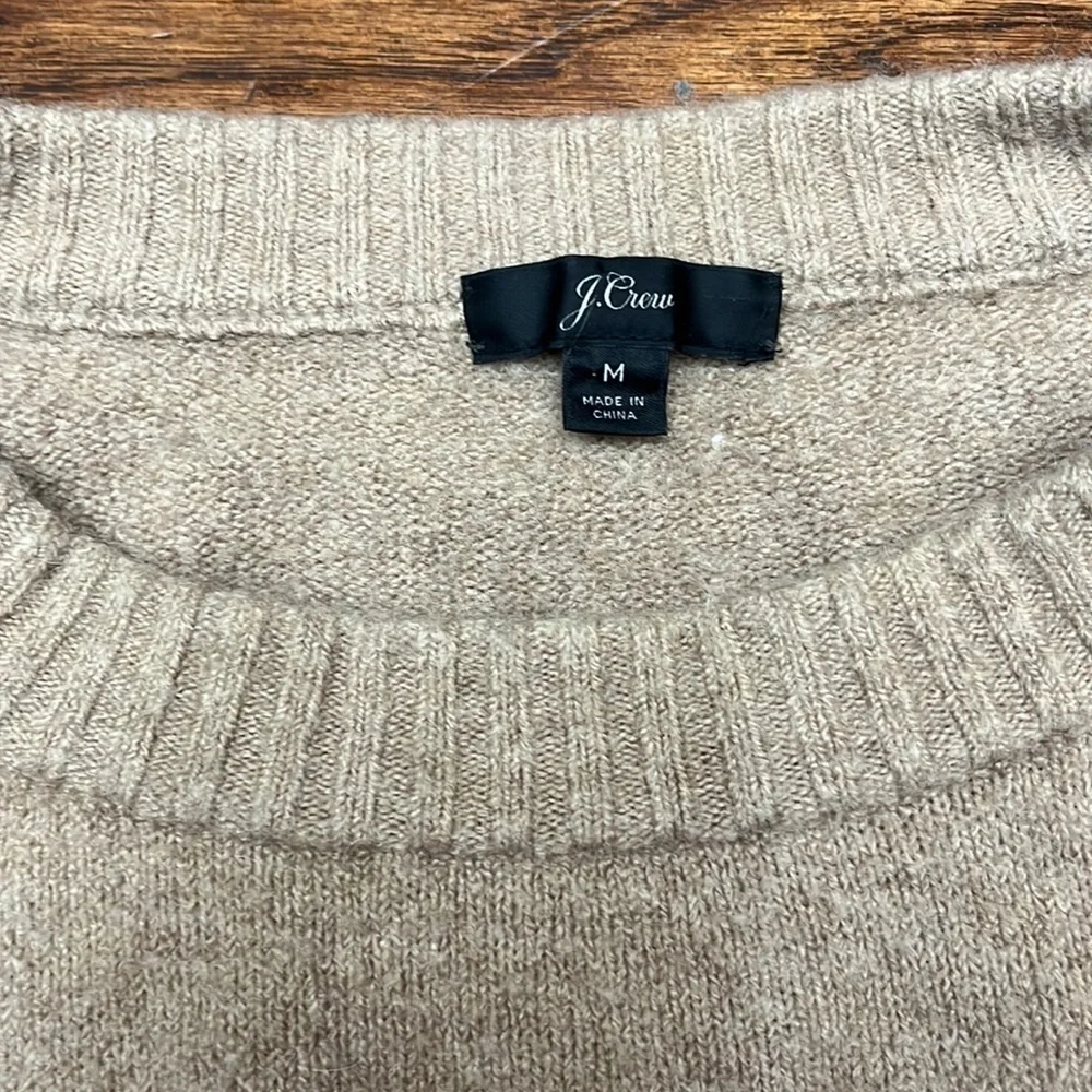 J.Crew rugged Merino wool crew neck cozy soft sweater